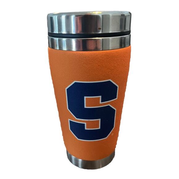 SYRACUSE UNIVERSITY ORANGE 16 Oz. Mugzie Tervis Thermos Stainless Tumbler W/Lid - Picture 1 of 8